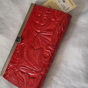 Patricia Nash Cauchy lava tooled BNWT